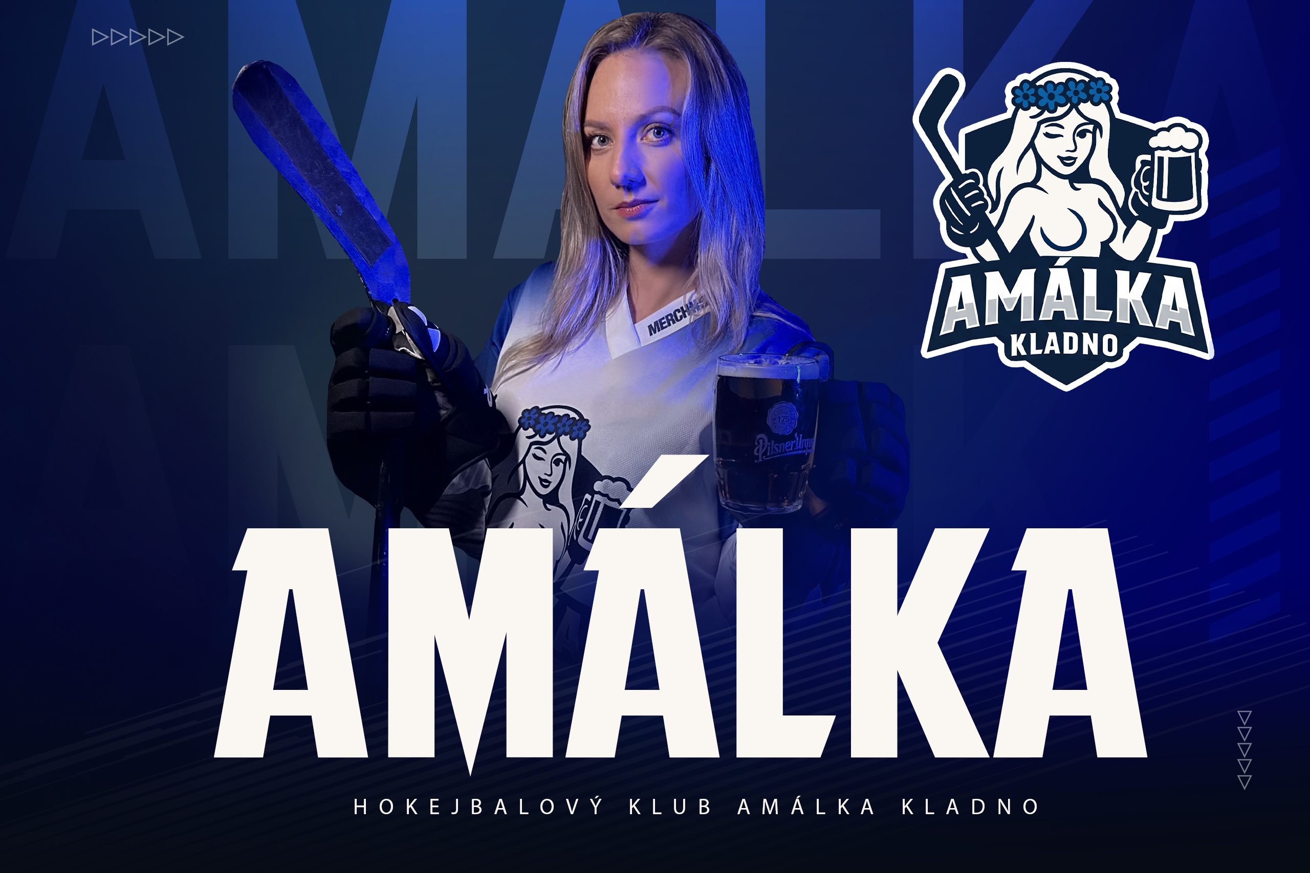 Rebranding hokejbalového klubu Amálka